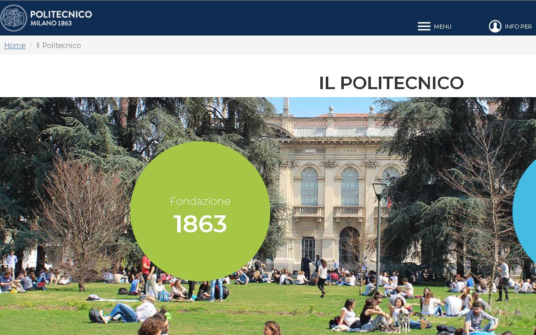 米兰理工大学 Polytechnic university of milan