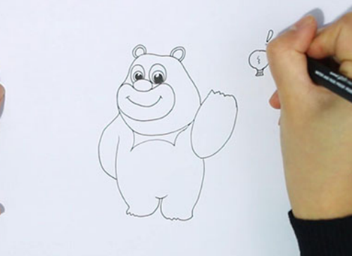 简单的熊大怎么画图片