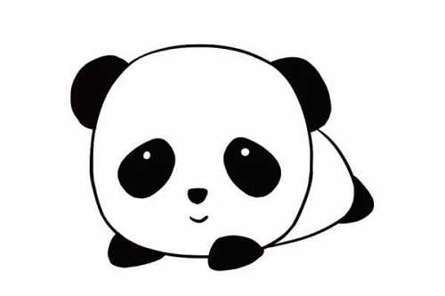 儿童大熊猫简笔画 大熊猫简笔画图片大全可爱