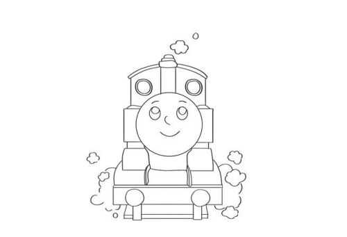 托马斯小火车简笔画怎么画 幼儿托马斯火车绘画教程