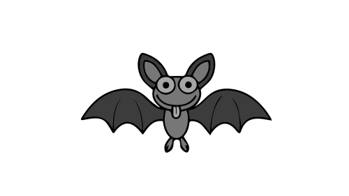 病毒蝙蝠简笔画图片